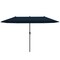 Double-Sided Patio Umbrella, Crank Handle and Sun-Protection Fabric